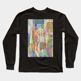 The Goat Mosaic Shine Pop Art Long Sleeve T-Shirt